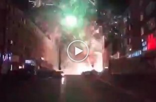 Взрыв склада с фейерверками в Китае