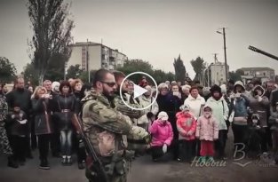 Молитка бойцов полку Азов
