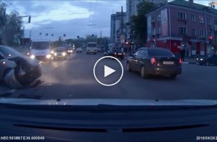 ДТП с автомобилем ППС в Белгороде