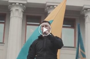 Речь Андрея Белецкого под зданием Верховной Рады