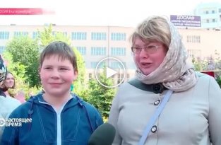 В Екатеринбурге школьники отправились на каникулы крестным ходом