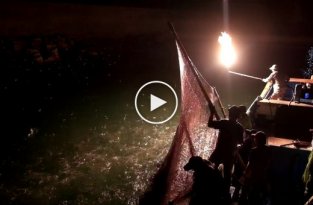 Огненная рыбалка на Тайване