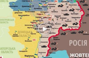 Два года войны за две минуты. Как менялась линия фронта в Донбассе