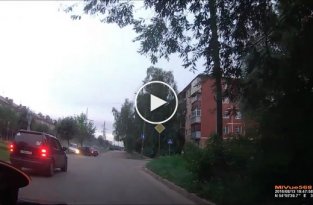 Столкновение на перекрестке в Серпухове