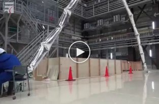 Японцы создали самого длинного и самого легкого робота в мире