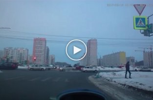 Жесткое столкновение из Челябинска (маты)