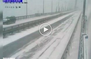 Мужчина чудом выжил на Русском мосту во Владивостоке