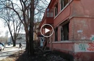 Почтовое отделение в аварийном доме Воронежа