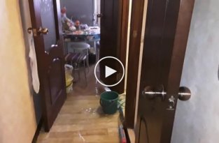 Жуткий потоп в московской квартире