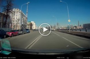 Нелепое ДТП в Санкт-Петербурге