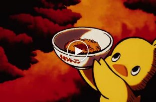 Убойная японская реклама лапши быстрого приготовления