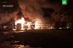 В Москве сгорели 15 автобусов