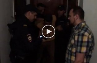 Конфликт с полицией в Санкт-Петербурге