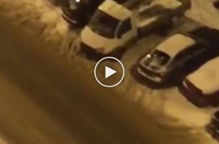Неадекватный водитель устроил массовое ДТП в городе Раменское