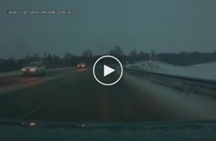 Столкновение трёх автомобилей под Нижним Новгородом