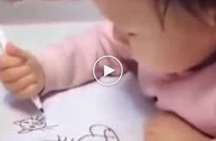 Будущий Микеланджело в детском возрасте