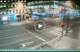 19-летний водитель решил проскочить на красный сигнал светофора