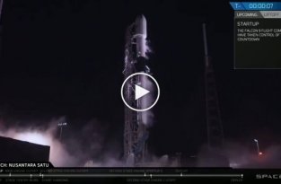 SpaceX произвела успешный запуск Falcon 9