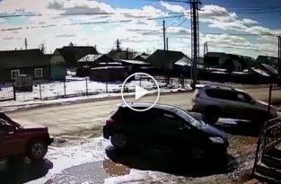 В Якутии столкнулись три автомобиля