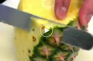 Как сделать кокос из ананаса