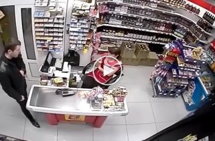 Ограбление продуктового магазина в Ханты-Мансийске