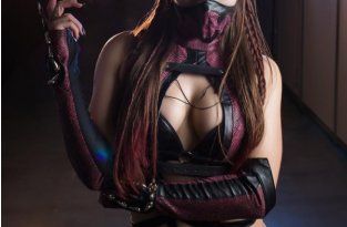 Таня Коробова в образе Милины из Mortal Kombat (7 фото)