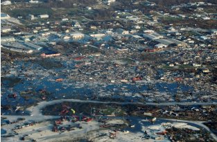 Масштабные последствия урагана 