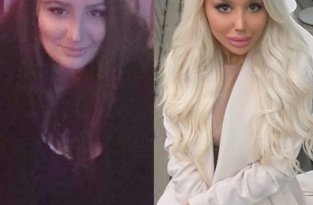 19-летняя шведка потратила состояние, чтобы стать похожей на куклу Барби (10 фото)