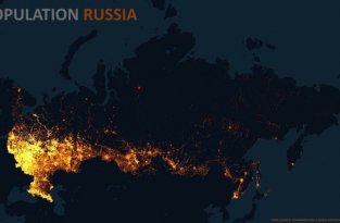 Эти карты показывают правду о плотности населения Земли (6 фото)