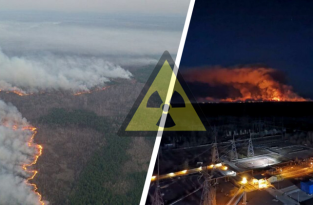 Пожары в Чернобыле, загрязненный Киев: Ждать ли экологическую катастрофу? (12 фото)