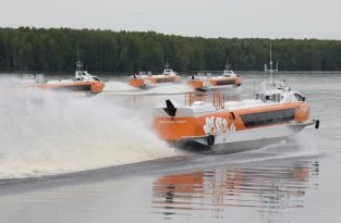 Пятое судно на подводных крыльях «Валдай 45Р» спущено на воду в Нижегородской области (3 фото)