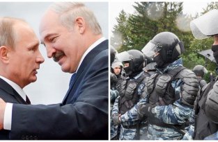 Путин заявил о создании резерва силовиков для Белоруссии (2 фото)