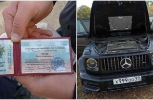 Под Воронежем обнаружили в Mercedes G-Class чемодан денег, оружие и липовую 