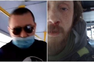 В Свердловской области водитель разбил нос пассажиру, неправильно надевшему маску (3 фото + 1 видео)