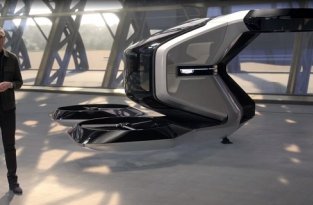 Компания General Motors показала концепт летающего беспилотного Cadillac (8 фото + видео)