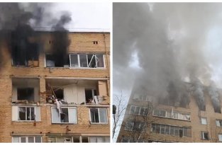 В Химках прогремел взрыв в одном из жилых домов (4 фото + 1 видео)