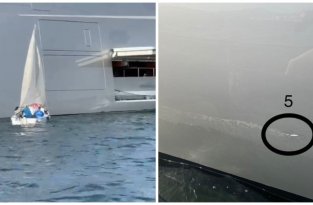 Любопытные испанцы повредили яхту российского миллиардера (5 фото + 1 видео)