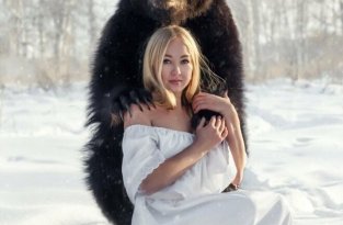 Девушка спасла медведя из зоопарка и теперь они лучшие друзья (12 фото)