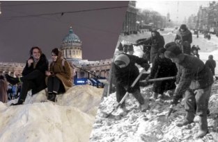 В Петербурге жители жалуются на плохую уборку снега: даже в блокаду такого не было (8 фото + видео)