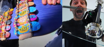 Компашка из США соорудила скейт из фингербордов (6 фото)