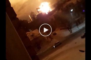 Пожар и огненный шар на нефтеперерабатывающем заводе ЛУКОЙЛа