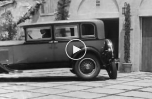 Видео 1933 года. Инновации в области парковки