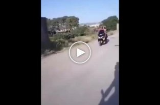 Плохая поездка на мотоцикле