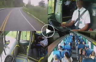Спас пассажиров автобуса