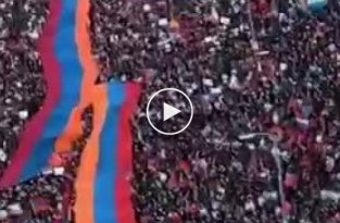В Лос-Анджелесе около 170 000 армян вышли на митинг в поддержку Нагорного Карабаха
