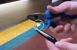 Изготовление кожаного ремня за одну минуту в видео