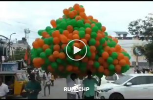 Воздушные шары на день рождения ихнего премьер-министра