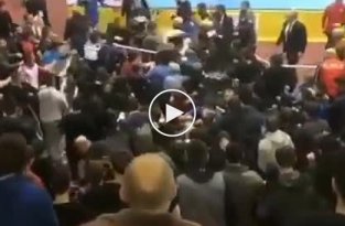 В Дагестане на чемпионате по дзюдо произошла массовая драка