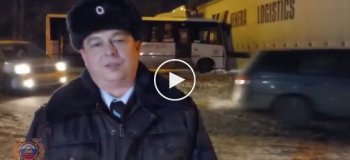 В Красноярске пассажирский автобус столкнулся с фурой. Лёгкие травмы получили 9 человек