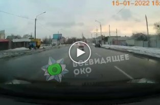В Харькове таксист переехал собаку